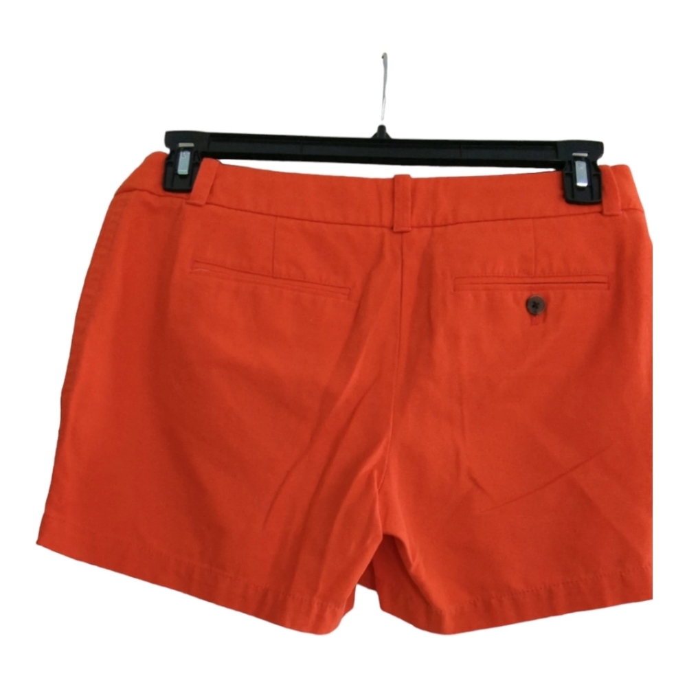 J. Crew Women Short Sz 4 Orange - Picture 2 of 3